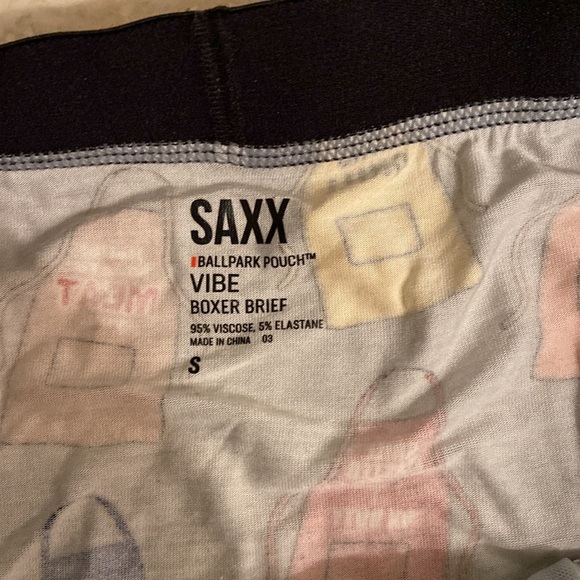 NWT Saxx Slim Fit Boxer Briefs size S - Picture 6 of 7